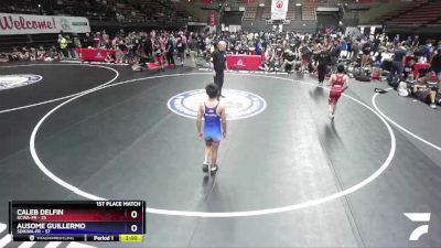 83 lbs Placement - Caleb Delfin, KCWA-FR vs Ausome Guillermo, SDIKWA-FR