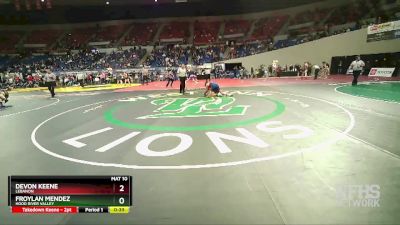 5A-144 lbs Cons. Round 1 - Froylan Mendez, Hood River Valley vs Devon Keene, Lebanon