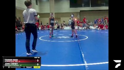 108 lbs Round 1 (6 Team) - Tanner Reed, Alabama Elite - Red vs John Cheney, Panhandle Punishers