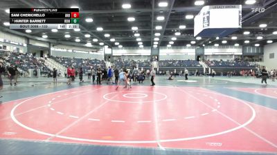 133 lbs Champ. Round 2 - Hunter Barrett, Reinhardt University (GA) vs Sam Cherichello, Unattached The Citadel