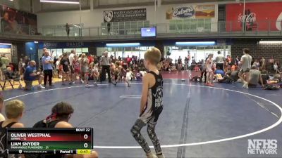 70 lbs 2nd Wrestleback (16 Team) - Liam Snyder, Panhandle Punishers vs Oliver Westphal, SVRWC