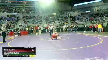 195 lbs Champ. Round 1 - Nate Elliott, Huntington North vs Chad Washburn, Kokomo