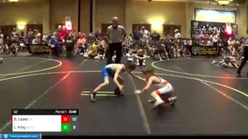 52 lbs Round 2 (6 Team) - Braydon Lopez, Ares Black vs Liam King, MO All Stars