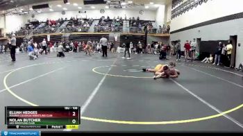 106 lbs Champ. Round 2 - Elijah Hedges, Maurer Coughlin Wrestling Club vs Nolan Butcher, Leo Wrestling Club
