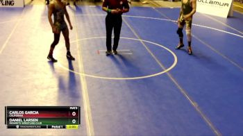 57 lbs Round 3 - Daniel Larsen, Minarets Wrestling Club vs Carlos Garcia, California