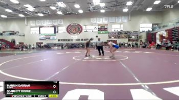 120 lbs Champ. Round 1 - Scarlett Dodge, Borah vs Marrin Darrah, Nampa