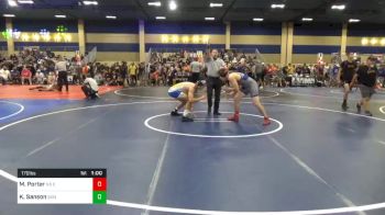 Match - Michael Porter, NB Elite vs Kevin Sanson, San Marcos High School