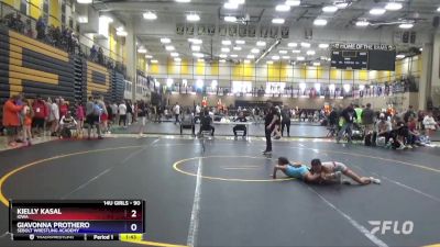 90 lbs Round 2 - Kielly Kasal, Iowa vs Giavonna Prothero, Sebolt Wrestling Academy