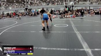 138 lbs Semis (4 Team) - Ava Williams, PA West Yellow vs Beatrice Land, Lady Bandits