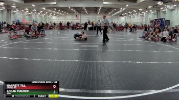 144 lbs Cons. Round 2 - Garrett Till, United WC vs Logan Maurer, LAW