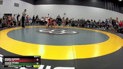 119 lbs Round 2 (6 Team) - Ayden Hudson, Rebellion vs Mason Pitzen, Team Ohio