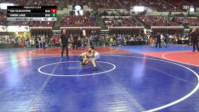 87 lbs Cons. Round 2 - Owen Lake, Spartan Youth Wrestling Club vs Kai OldCoyote, Remnant Wrestling Club