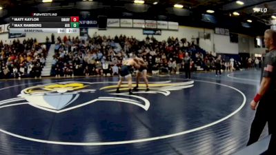 197 lbs Semifinal - Matt Kaylor, UMary vs Max Ramberg, Augustana (SD)