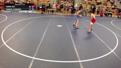 175 lbs Quarters - James Hill, KS vs Samuel Cushman, IL