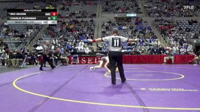 113 lbs 3rd Place Match - Charlie Fleshman, Central Noble vs Rex Moore, Manchester