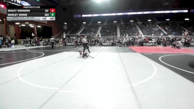 46 lbs Semifinal - Hailey Swensen, Top Of The Rock WC vs Marley Senne, Bozeman WC