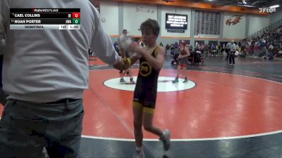 74 lbs Semifinal - Noah Porter, Hawkeye Wrestling Academy vs Cael Collins, DC Elite