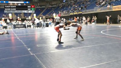 103 lbs Quarterfinal - Yusuf Konte, Norristown vs Zavier Olver, Honesdale