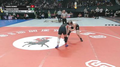 Cons. Round 1 - Madilyn Reese, North Bend Central vs Sofia Gomez, Hemingford