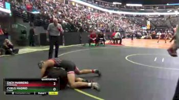 145 lbs Quarterfinal - Zach Marrero, Strasburg vs Cyrus Madrid, Lamar