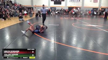 PW-2 lbs Round 2 - Adilyn Schrader, Big Game Wrestling Club vs Collins Hoeger, Hammerin Hawks