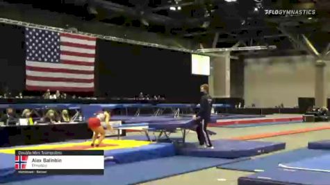 Alex Balinbin - Double Mini Trampoline, Elmwood - 2021 USA Gymnastics Championships