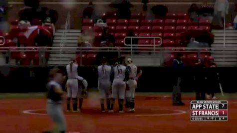 Replay: App stat vs saint francis - 2022 Elon Softball Classic | Feb 13 @ 12 PM