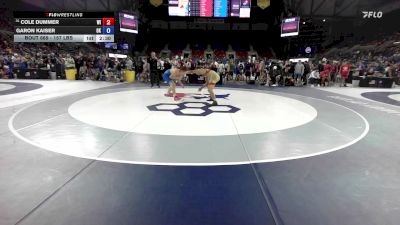 157 lbs Champ. Rd Of 128 - Cole Dummer, WI vs Garon Kaiser, OK
