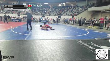 96 lbs Quarterfinal - Jett Greer, Westmoore Wresting vs Jacob Gwin, Fort Gibson