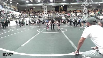 60 lbs Consolation - Gabriel Edgerton, McAlester Youth Wrestling vs Danger Welch, Claremore Wrestling Club