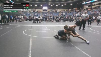 149 lbs Champ. Round 2 - Hayden Cook, Doane University vs Ryatt Weed, Unattached