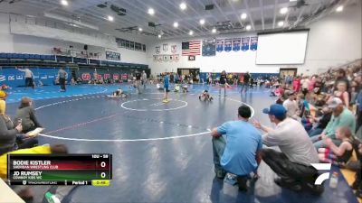 59 lbs 3rd Place Match - Bodie Kistler, Sheridan Wrestling Club vs Jd Rumsey, Cowboy Kids WC