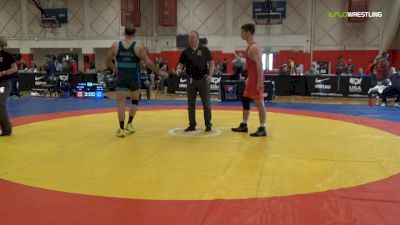 92 kg Quarterfinal - Lucas Davison, Northwestern vs Donald Mcneil, NYAC