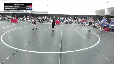 132 lbs William Du Chemin, Wisconsin Blue vs Mayson Young, Georgia