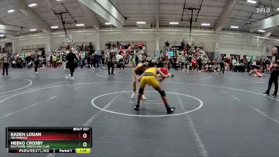90 lbs Cons. Semi - Kaden Logan, MD Maniacs vs Neeko Crosby, Baltimore Wrestling Club