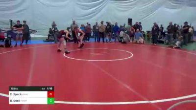 120 lbs Final - Compton Speck, Hanover vs Beau Snell, Hampstead