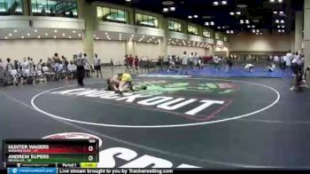 160 lbs Round 5 (10 Team) - Hunter Wagers, Warrior Elite vs Andrew Supers, Medina HS