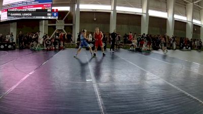 150 lbs Champ. Round 2 - Christopher Frost, Arizona vs Gabriel Lemos, California