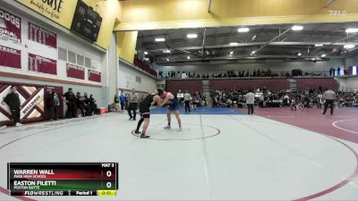 215 lbs Cons. Round 7 - Warren Wall, Page High School vs Easton Filetti, Poston Butte
