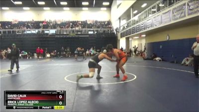 197 lbs Cons. Round 3 - David Calix, Unattached vs Erick Lopez Alecio, Modesto Junior College