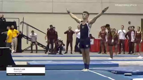 Brody Lusk - Floor, Washington - 2021 Men's Collegiate GymACT Championships