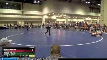 126 lbs Round 2 (10 Team) - Reese Wilson, Illinois Top Dawgs vs Brody Boehm, NFWA Red