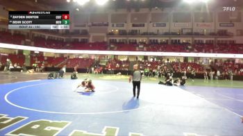 150 lbs Champ. Round 1 - Behr Scott, Mountain View vs Zayden Denton, Centennial