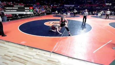 1A 138 lbs Cons. Round 3 - Hunter Brandon, Gibson City (G.C.-Melvin-Sibley) vs Jude Finch, Taylor Ridge (Rockridge)