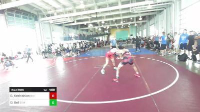 113 lbs Round Of 16 - Garen Keshishian, Silverback WC vs Deegan Bell, Etiwanda WC