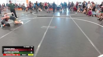 140 lbs Round 2 - Santino Solinger, Carolina Reapers vs Thomas Rich, Palmetto State Wrestling