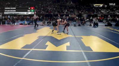 6A 113 lbs Cons. Round 1 - Cavan Olson, Centennial vs Kyler Beams, Ridgevue