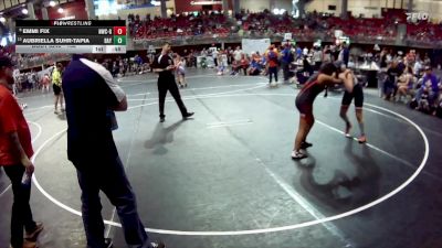 138 lbs Cons. Semi - Emmi Fix, Norris Wrestling Club - Girls vs Aubriella Suhr-Tapia, Lakeview