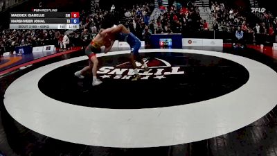 65kg Cons. Round 2 - Maddex Isabelle, Saskatoon Junior Huskies vs Harshveer Johal, The ROC