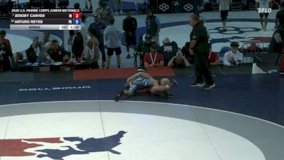 126 lbs Semis - Jeremy Carver, Indiana vs Arturo Reyes, Pennsylvania